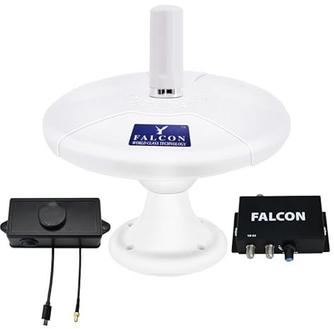 Falcon EVO DTV 5G Ready mobile Internetlösung für Wohnmobile und Wohnwagen mit 3,6 Gbit/s (5G) Router