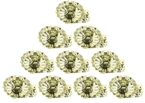 ABOOFAN 10stücke Kerzenhalter Für Weihnachtsbaum Kerzenständer-Clip Aus Eisen Baum-Kerzen-Clip Weihnachtsdeko Geeignet Für Kranz Und Tischdekoration