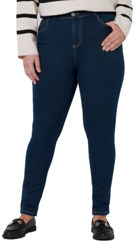 EVANS Curve Skinny Jeans - Women's - Plus Size Curve Indigo