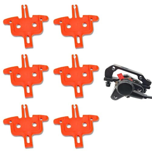 6 Pcs Bicycle Brake Pads Spacer, Disc Brake Spacer, Spreader Hydraulic Disc, Hydraulic Disc Brake Pad Spacers for Mountain Road Bike