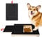 Ninoclar Dog Nail Scratch Board, Multifunctional Scratching Boards Dog Nail File Board Puppy Nail Grinding Pad Sturdy Dog Paws Scratchboard with Built-in Snack Box for Pet