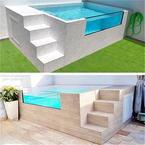 CMOLVUR Frame Above Ground Pool Set – Includes Filter Pump, Ladder, and Cover Spacious Family Pool, Durable Steel Frame, Backyard Swimming