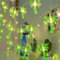 ENLACE LED Palmen Lichterkette, 3M 20 LED 3D Kristall Grün Palmen Lichterkette Batteriebetrieben, Sommer Lichterketten für Hawaii Party, Sommerpartys, Strand Deko, Kinderzimmer