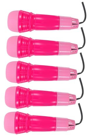 Milisten 5pcs Echo Microphone Toy for Kids Children Educational Simulated Microphones Set Random Colors Suitable for Interactive Play and Learning