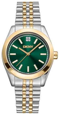 DKNY Quarz Damenuhr Nolita Midi mit Lederarmband
