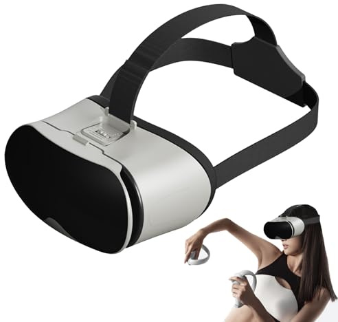 Virtual-Reality-Brille, leichte ABS-Konstruktion, ergonomisches Design | hohe Durchlässigkeit, weiche Polsterung, erweiterte Sichtfunktion, für 4 bis 6 7 Zoll Handys Movie Watchin