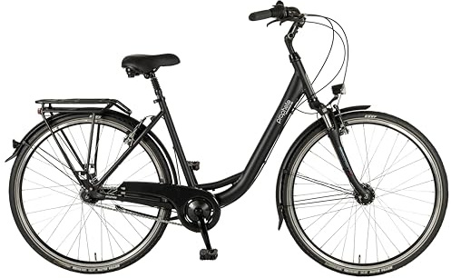 Prophete GENIESSER 500 Citybike Damen, 28 Zoll, Schwarz