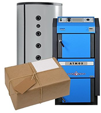 ATMOS Holzvergaserkessel Rundum Sorglos Paket DC25GSE für Heizung & Warmwasser