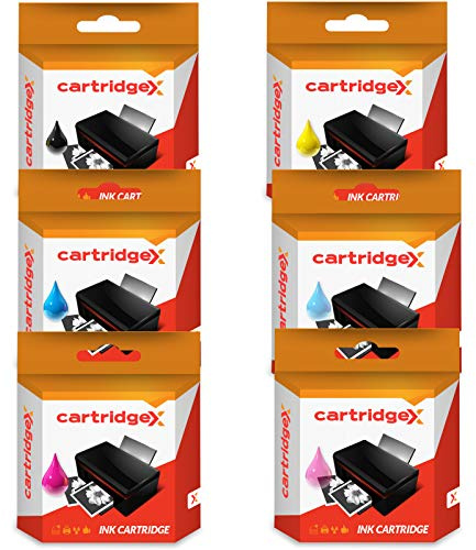 Cartridgex 6 Compatible Ink Cartridges Replacement for Epson Stylus Photo RX600 RX620 RX640