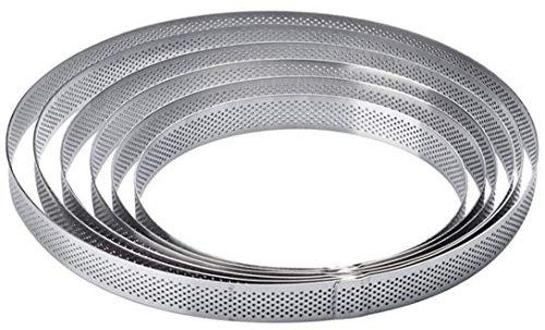 Cercle à Tarte en Inox Perforé - 18cm