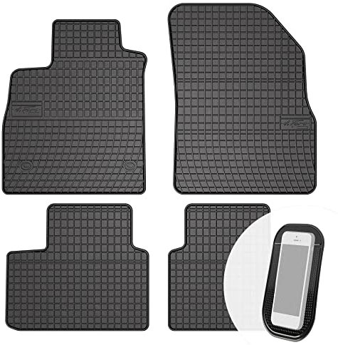 moto-MOLTICO Gummimatten Auto, 4-teiliges Set, Allwetter Gummi Fußmatten, Antirutsch & Wasserfest Autoteppiche - passend für Renault Talisman ab 2015