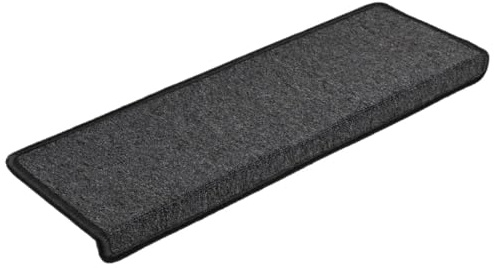 vidaXL Stufenmatten 15 STK. 65x21x4 cm Anthrazit Rechteckiger Rand