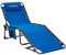 KingCamp Sonnenliege Klappbar 5-Verstellbarer Rückenlehne Gartenliege klappbar Liegestuhl Strandliege Campingliege Klappbett mit Kopfkissen für Strand Garten Terrasse Pool Camping Outdoor Indoor