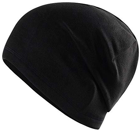 EasyULT Berretto Sottocasco, Berretto Sportivo da Uomo e da Donna, Berretto da Corsa, Pile Invernali Termico Antivento, per Lo Sci Snowboard Ciclismo, Motociclismo, Esercizi all'aperto(Nero)