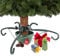 KADAX Weihnachtsbaumständer aus Stahl, Ständer für Baum, Stabiler Christbaumständer mit Wasserbehälter, Tannenbaumständer mit Knöpfen, Verschiedene Großen, grün (Breite: 57 cm)