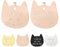 Uiopa Chapas para Gatos, Personalizado Etiquetas de Identificación de Acero Inoxidable para Gato Chapa Perro Grabada, Placa Perro Grabada para Collar Gato Perro Mascota (Oro rosa, Pequeño)