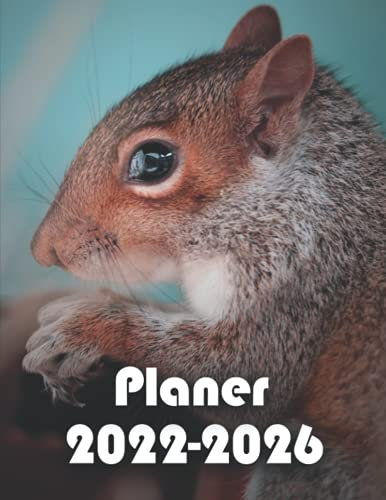 Planer 2022-2026: 5-Jahres-Planer 2022-2026 & Schulplaner 2022-2026 & Geschenk für Eichhörnchenliebhaber,Weihnachten und Halloween… v1