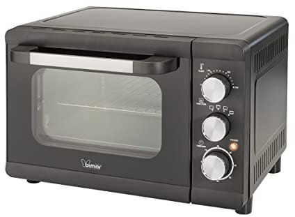 Bimar B230 Forno Elettrico 23 Litri, Prontoforno Elettrico Ventilato, cottura combinata o statica, Timer, Pareti autopulenti Potenza 1380W, Doppio vetro.Luce interna.Termostato regolabile