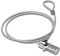 ACT Cable de Seguridad para Ordenador portátil de 1,5 m, Cable antirrobo portátil, Bloqueo de 4 Combinaciones, para Ordenador portátil y PC - AC9015