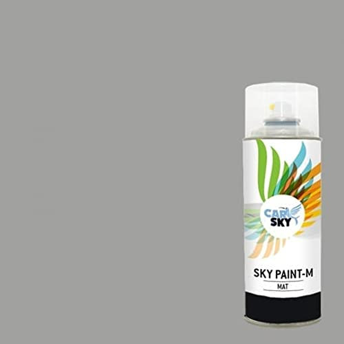 CARSKY Bombe de peinture RAL Aluminium Blanc 9006 finition mat 400ml