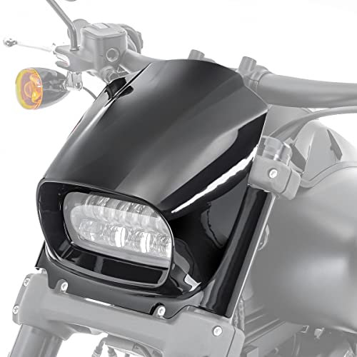 Craftride Scheinwerfer Frontmaske für Harley Davidson Softail Fat Bob 18-19 schwarz