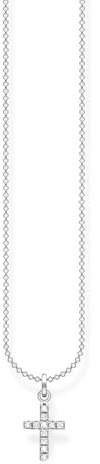 THOMAS SABO Damen Halskette Kette Kreuz Pave SCKE150308