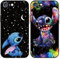 Omyzo [2 Stück Stitch Handyhülle für iPhone 8 iPhone 7 iPhone SE 2022/2020 Hülle 4,7,Cute Sweet Karikatur Anime Einzigartige Lustig Ultra Dünn Matt Weich Silikon Stoßfest Kratzfest Case Schutzhülle