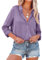 NONSAR Camicetta da Donna Elegante a Maniche Lunghe con Colletto Alto, da Ufficio, Casual