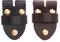 FINGERINSPIRE 2 Pz Fibbia per Cintura da Uomo Testa 66.5x45x21mm Nero e Marrone Fibbia per Cintura retrò con Rivetti A Vite in Ottone Cintura in Pelle Fibbia di Ricambio Testa per Cintura
