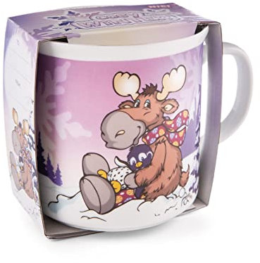 NICI Tasse Cosy Winter 400ml 9,5x9cm mit Banderole