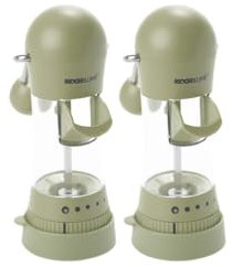 Kochblume| Gewürzmühle inkl. Auffangkappe - 2-tlg. - taupe