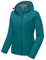 Little Donkey Andy Skijacke Damen Wasserdichte Warm Snowboardjacke Winddichter Outdoorjacke mit Abnehmbarer Kapuze Türkis meliert L