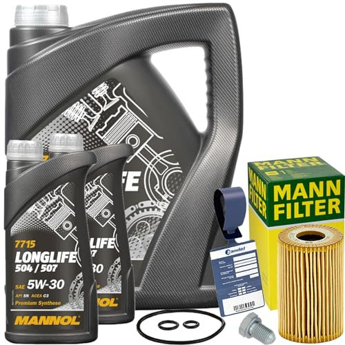 Ölfilter + 5W30 passend für T5 T6 Bus Transporter 2.0 TDI
