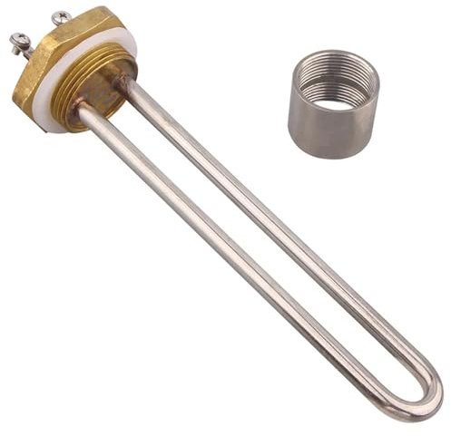 12V Heating Element Brewing Liquid U Type Heater Electric Immersion Water Heater DC 12V 200W/300W (Color : With accessories, Size : 12v 300w)