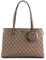 GUESS Power Play Tech Tote Latte Logo