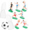 MERRYHAPY Fußball Geburtstagstorte Dekorationen Set Fußball Figuren Mini Fußball Dekore Einfach zu Montieren