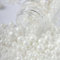 Zuckerperlen Weiß,130g Tortendeko Essbar,Essbare Perlen,Essbare Tortendeko,Hochzeitstorte Deko,Essbare Weiße Perlen Zucker Streusel,5 Größen Kuchen Deko für Kuchen Kekse Desserts Eiscreme
