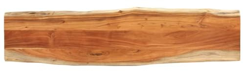 vidaXL Tischplatte 160x40x3,8cm Rechteckig Massivholz Akazie Baumkante