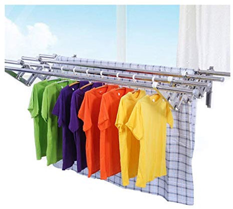 UYDJAKX Tendedero Extensible Tendedero Plegable Tendedero para radiador Tendedero Colgante para alféizar de Ventana Tendedero retráctil para Exteriores Moderno Star of Light