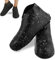 BUKYCAT 3 Pares de Cubierta de Silicona Antideslizante, Fundas Impermeables de Silicona para Zapatosm, Reutilizables Cubrezapatos Impermeable para Zapatos de Lluvia, Unisex (L)