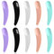 250pcs Cosmetic Spatulas Mini Spatula for Cosmetics Bulk Disposable Makeup Spatulas Plastic Mini Cosmetic Spatula Multi Colored Curved Cosmetic Spatula Mask Scoop for Mixing and Sampling