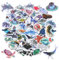 100pcs Ocean Stickers, Waterproof Fish Stickers, Sea Animal Stickers, Fish Stickers for Kids, Vinyl Stickers for Water Bottles, Scrapbook, Skateboard, Phone, Laptop, Birthday Party Supplies