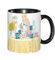 reyawdf Original Tasse mit lustigem Design,Alice schenkt sich eine Tasse Tee aus dem Wasserkocher ein,330ml, für Kaffee- und Teeliebhaber, als Geschenk für Weihnachten, Geburtstag und mehr