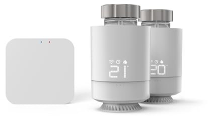 Hama | Pack de termostatos de radiador Inteligente, extensión para Control de calefacción por WiFi