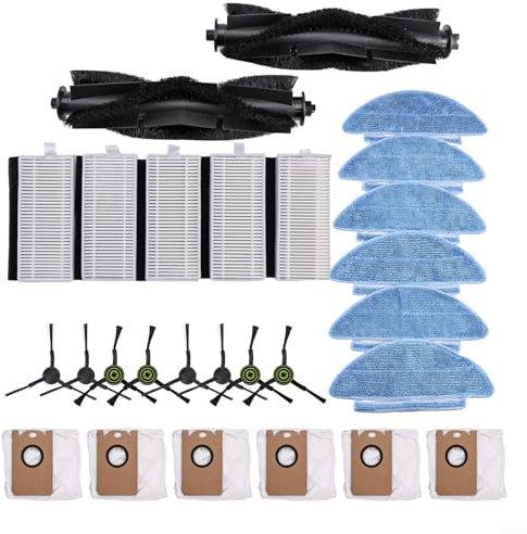 Colección completa de piezas de repuesto compatible con Conga 7490/7290 con accesorios de limpieza esenciales (27 piezas)