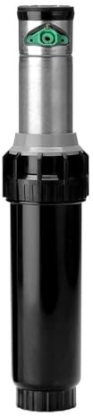 Suinga Arroseur d'arrosage K-Rain ProSport 1 en acier inoxydable | Portée 13 à 23 mètres | Arroseur à turbine à angle réglable | Sectoriel et circulaire | Mémoire d'arc | Pression 2,8 à 6,2 bar