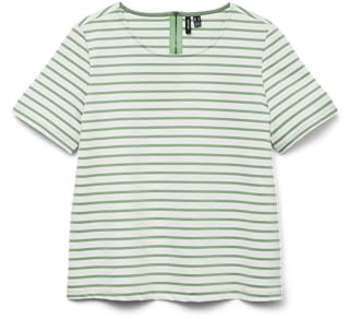 VERO MODA Vmabby Ss Zip Top JRS Noos