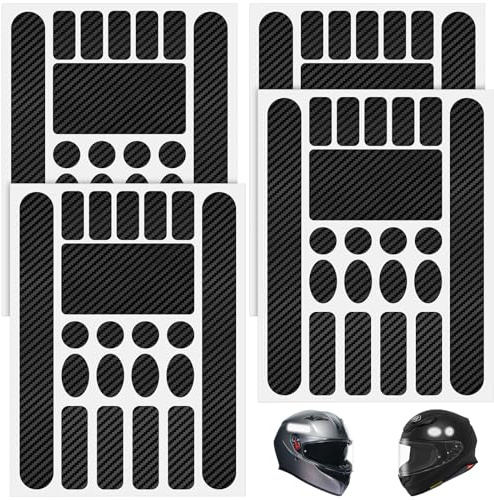 JAXICREY Set di 88 adesivi riflettenti neri per passeggino, riflettenti, adesivi riflettenti, per biciclette, moto, passeggini