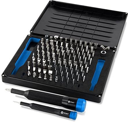 iFixit Manta Driver Kit – (1/4 und 4 mm) Bit-Set für Heimwerker, Handwerker, IT-Techniker, PC, Laptop, Handy, Werkstatt, Drohnen, Kamera