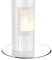 BIJON Glasplatte Kreis für Kaminofen mit Dichtlippe, Glasbodenplatte - Funkenschutzplatte Glas mit Facettenschliff, Kamin Hitzeschutz, ESG Sicherheitsglas Ø 100 cm x 6mm